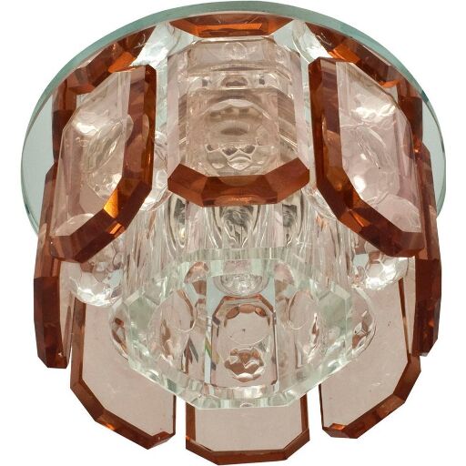 Светильник потолочный JCD9 Max35W G9 прозрачный-коричневый, прозрачный, 4220 28441