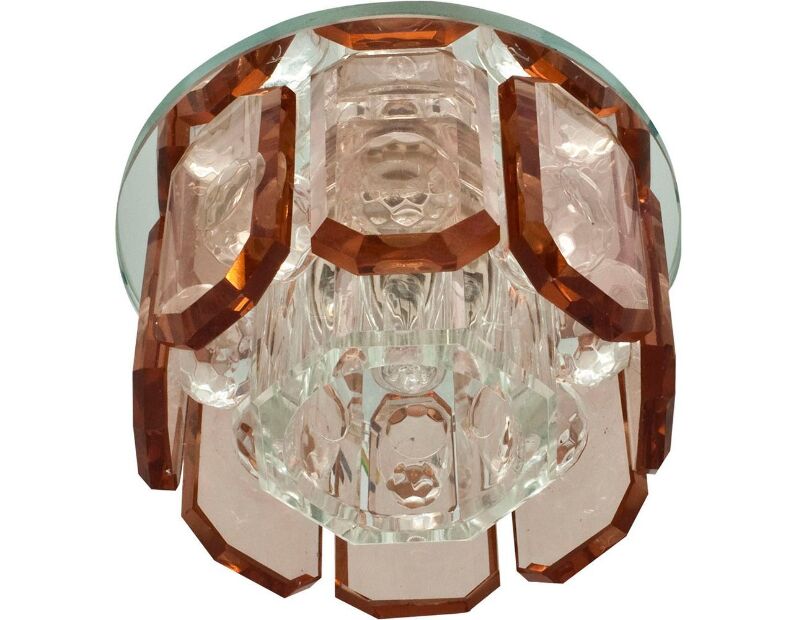 Светильник потолочный JCD9 Max35W G9 прозрачный-коричневый, прозрачный, 4220 28441