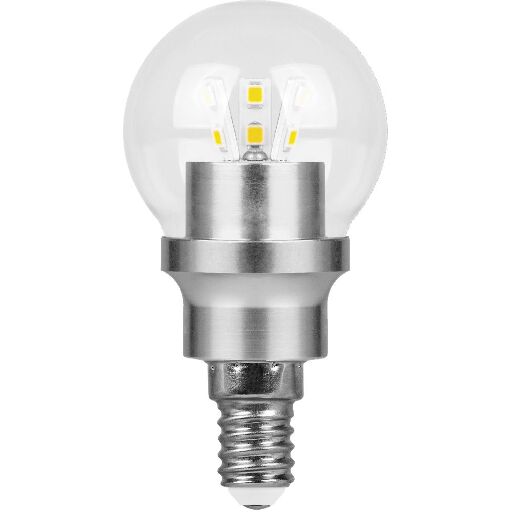 Лампа светодиодная, (3.5W) 230V E14 6400K, LB-40 25286