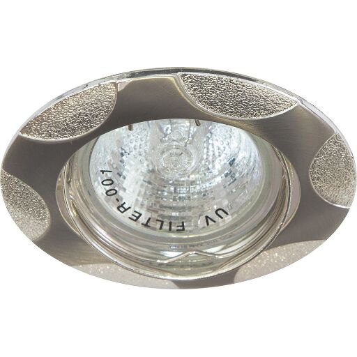 Светильник потолочный, MR16 G5.3 титан-серебро, 156Т-MR16 17767