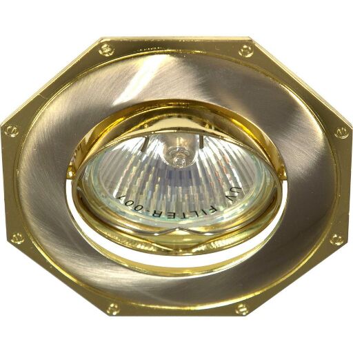Светильник потолочный, MR16 G5.3 титан-золото, 305T-MR16 17570