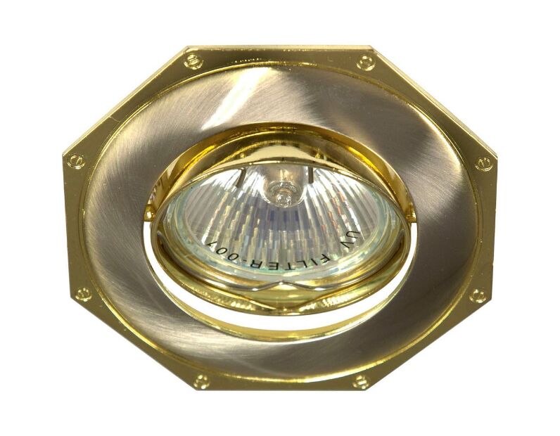 Светильник потолочный, MR16 G5.3 титан-золото, 305T-MR16 17570
