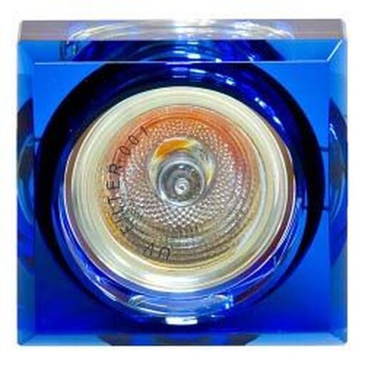 Светильник потолочный, MR16 G5.3 с синим стеклом, CD32 19915
