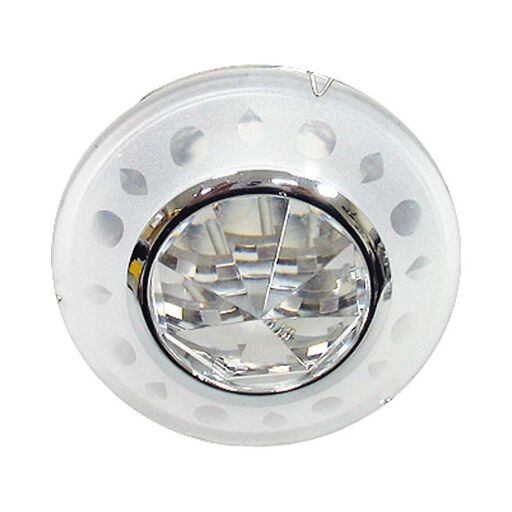 Светильник потолочный, MR16 G5.3 с прозрачным стеклом, хром, DL4164 17191