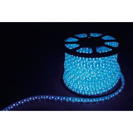 Дюралайт (световая нить) со светодиодами, 4W 50м 230V 108LED/м 11х22мм, синий, LED-F4W 26108