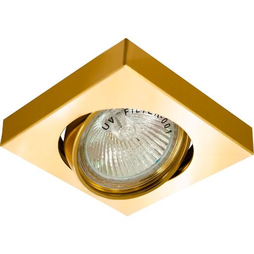 Светильник потолочный, MR16 50W G5.3 золото, DL163 17956