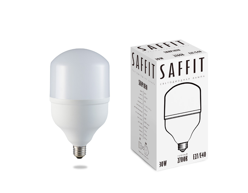 Лампа светодиодная SAFFIT SBHP1030 E27-E40 30W 2700K 55107