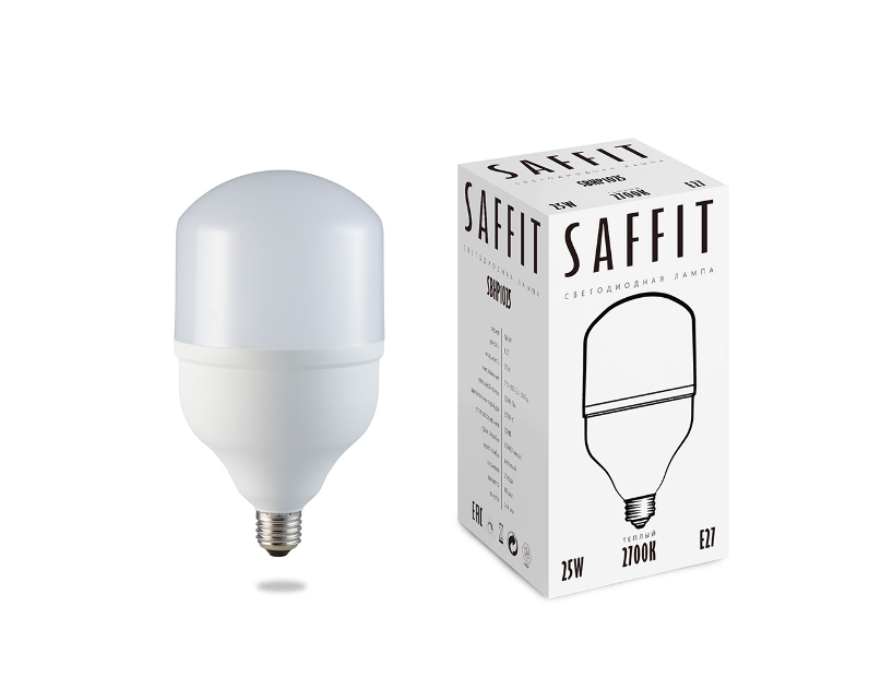 Лампа светодиодная SAFFIT SBHP1025 E27 25W 2700K 55104