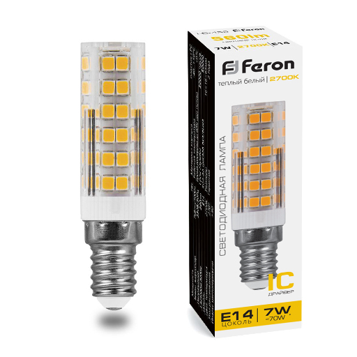 Лампа светодиодная Feron LB-433 E14 7W 2700K 25898