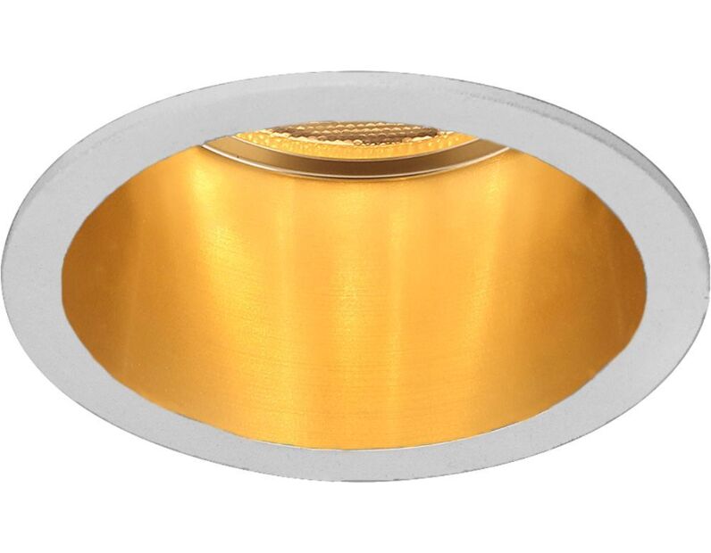 Светильник встраиваемый Feron DL6003 потолочный MR16 G5.3 белый, золото 29732