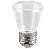 Лампа светодиодная Feron LB-372 Колокольчик прозрачный E27 1W 6400K 25908