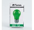 Лампа светодиодная Feron LB-375 E27 3W зеленый 25922