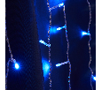 Светодиодная гирлянда Feron CL22 бахрома  4,5м*0,7м + 3м 230V синий c питанием от сети 32345