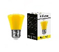 Лампа светодиодная Feron LB-372 Колокольчик E27 1W желтый 25935
