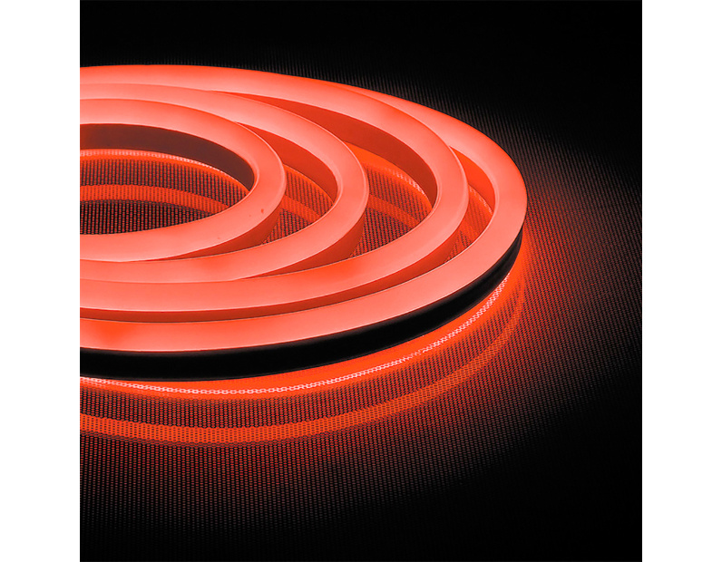 Cветодиодная LED лента Feron LS721 неоновая, 144SMD(2835)/м 12Вт/м  50м IP67 220V красный 32712
