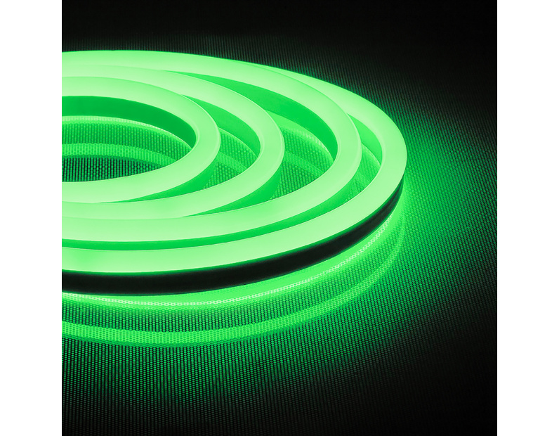Cветодиодная LED лента Feron LS721 неоновая, 144SMD(2835)/м 12Вт/м  50м IP67 220V зеленый 32714