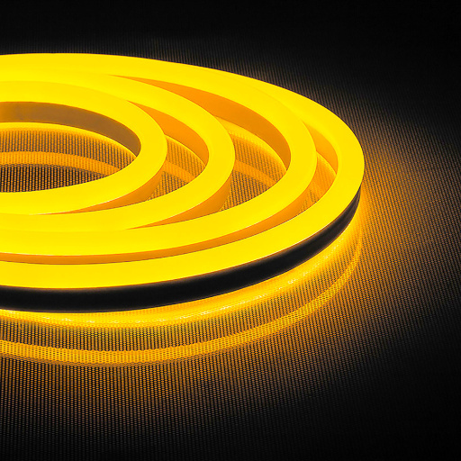 Cветодиодная LED лента Feron LS721 неоновая, 144SMD(2835)/м 12Вт/м  50м IP67 220V желтый 32715