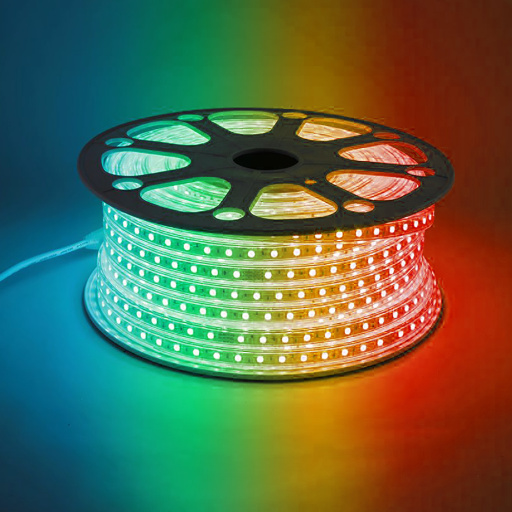 Cветодиодная LED лента Feron LS706, 60SMD(5050)/м 11Вт/м 50м IP65 220V RGB 32718