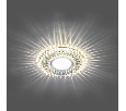Светильник встраиваемый с белой LED подсветкой Feron CD900 потолочный MR16 G5.3 белый 28843