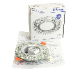Светильник встраиваемый с белой LED подсветкой Feron CD905 потолочный MR16 G5.3 белый 28848
