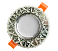 Светильник встраиваемый с белой LED подсветкой Feron CD905 потолочный MR16 G5.3 белый 28848