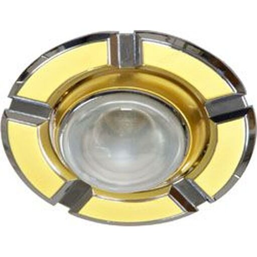 Светильник потолочный, R50 E14 золото-хром, 098-R50 17628
