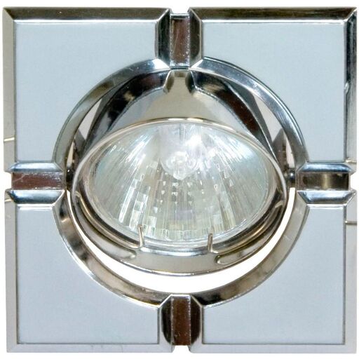 Светильник потолочный, MR16 G5.3 серый-хром, 098T-MR16-S 17659