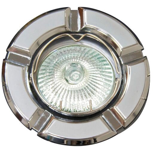Светильник встраиваемый Feron 098T-MR16 потолочный MR16 G5.3 серый-хром 17639
