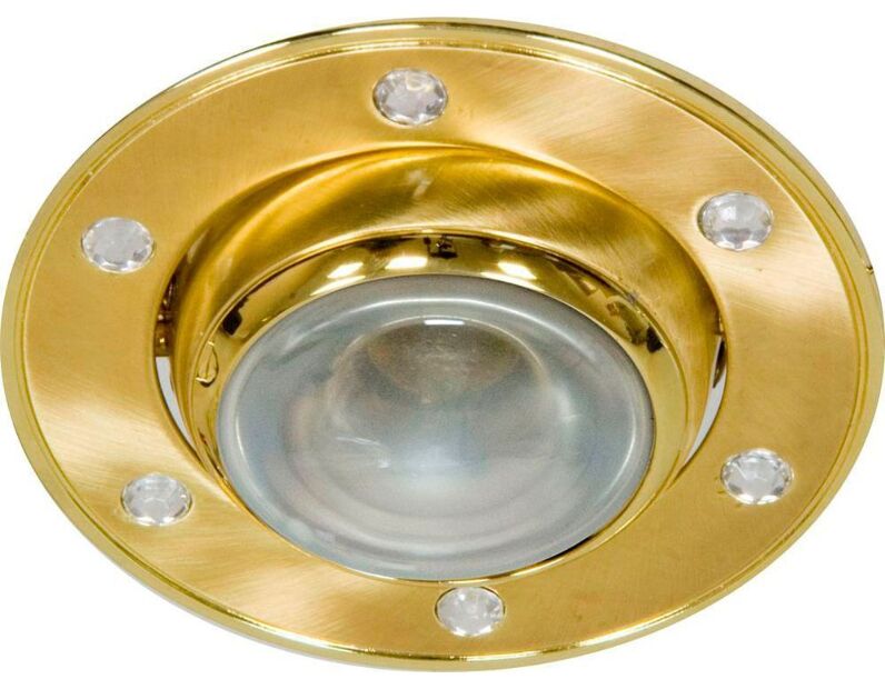 Светильник встраиваемый Feron 1014AL потолочный R39 E14 матовое золото-золото 17245