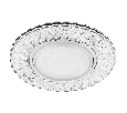 Светильник встраиваемый с белой LED подсветкой Feron CD4021 потолочный GX53 без лампы прозрачный 29474