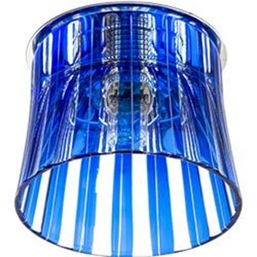 Светильник потолочный, JCD9 G9 с синим стеклом, с лампой, CD2318 18674