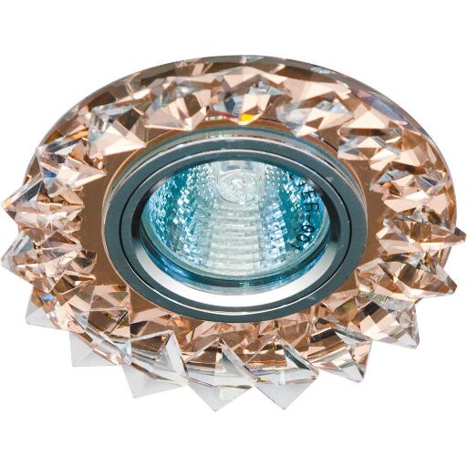 Светильник потолочный, MR16 50W G5.3 с прозрачным стеклом, коричневый, CD2515 18803