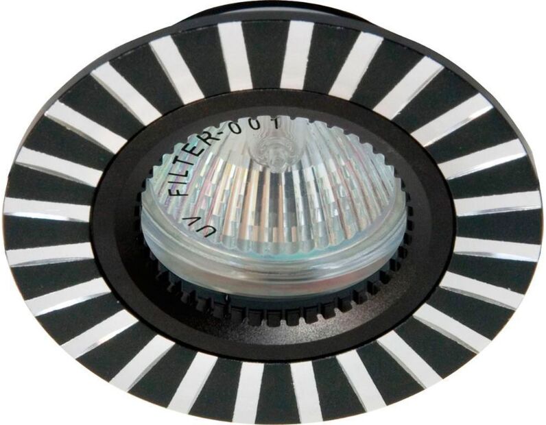 Светильник встраиваемый Feron GS-M364 потолочный MR16 G5.3 черный 17931
