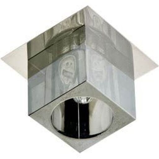 Светильник потолочный, JCD G9  с черным стеклом, хром, с лампой, CD2775 19185