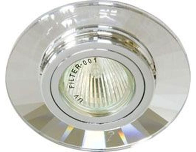 Светильник потолочный, MR11 G4 серебро, серебро, 8130-2 19734
