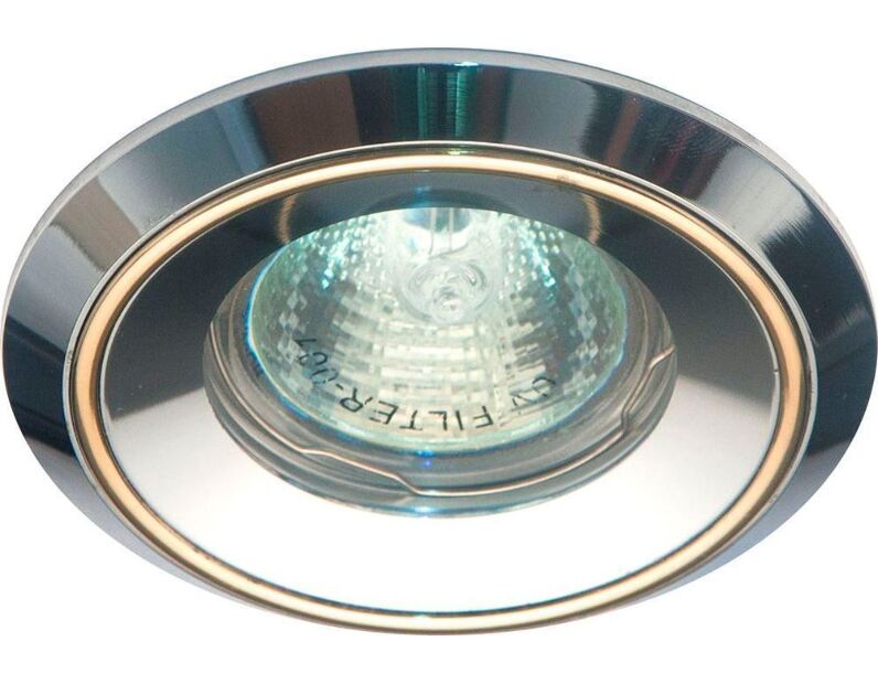 Светильник потолочный, MR16 G5.3 матовый хром, золото,DL1024 20142
