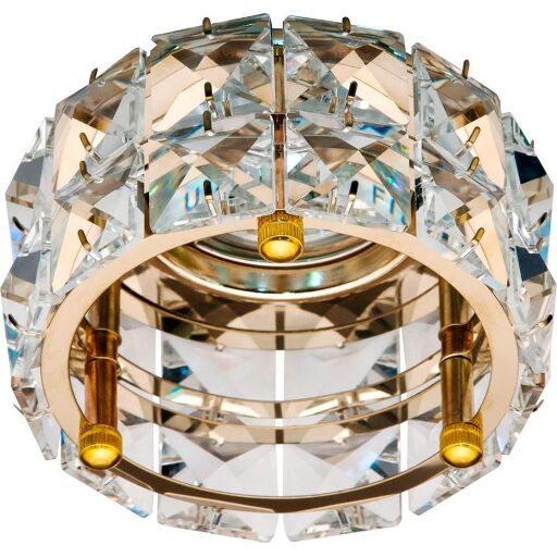 Светильник встраиваемый Feron CD4527 потолочный MR16 G5.3 прозрачно-золотистый 28195