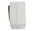 Выключатель STEKKER PSW10-121-54 двухклавишный открытой установки, 250В, 10А, IP54, серый/графит 32753