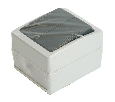 Выключатель STEKKER PSW10-121-54 двухклавишный открытой установки, 250В, 10А, IP54, серый/графит 32753