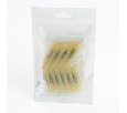 Гильза соединительная изолированная термоусаживаема STEKKER LD300-4060  сечение4-6-2,5мм2, 48A, желтый (10шт в упаковке) 32807