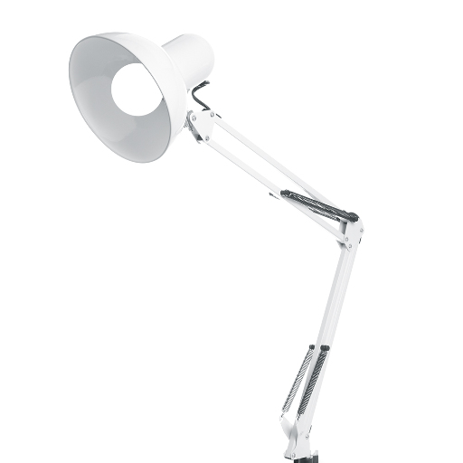 Светильник под лампу Feron DE1430 60W, 230V, патрон E27 на струбцине, белый 24232