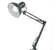 Светильник под лампу Feron DE1430 60W, 230V, патрон E27 на струбцине, черный 24233