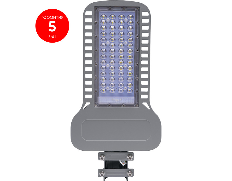 Светодиодный уличный консольный светильник Feron SP3050 120W 5000K 230V, серый 41270
