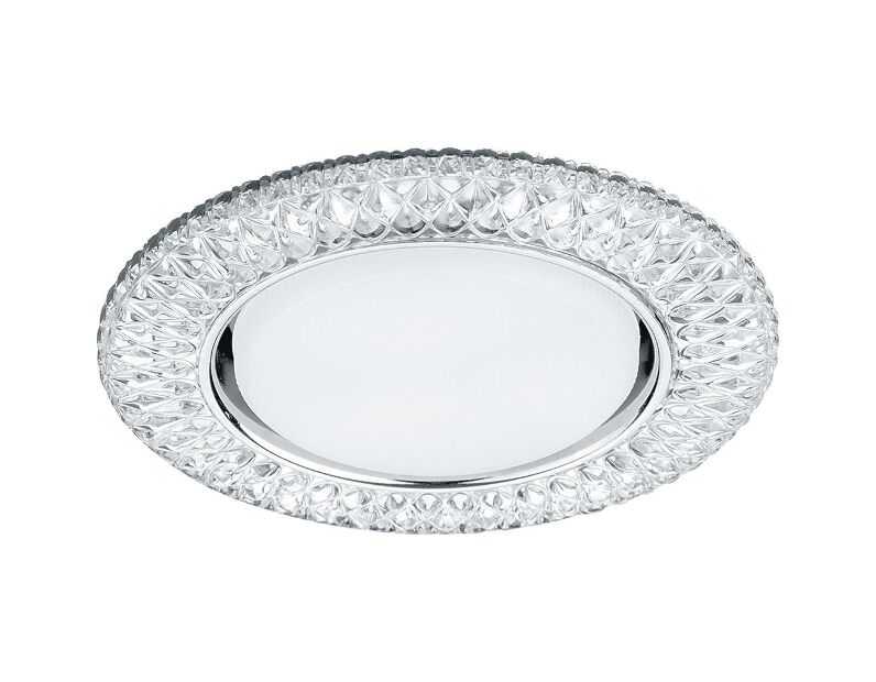 Светильник встраиваемый с белой LED подсветкой Feron CD4043 потолочный GX53 без лампы 41305
