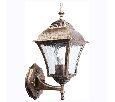 Светильник садово-парковый Feron PL611 четырехгранный на стену вверх 60W E27 230V, черное золото 11611