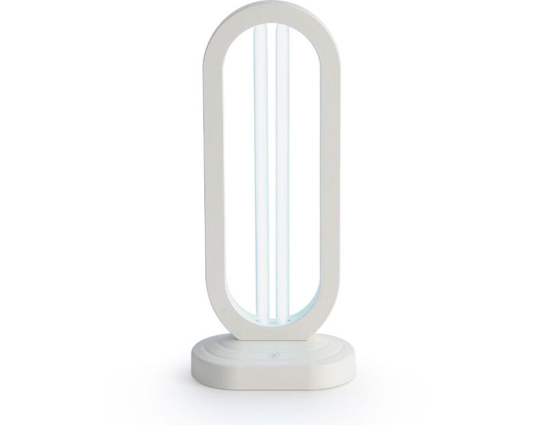Бактерицидная ультрафиолетовая настольная лампа с таймером отключения Feron UL361 36W белый 140*198*415мм 41323
