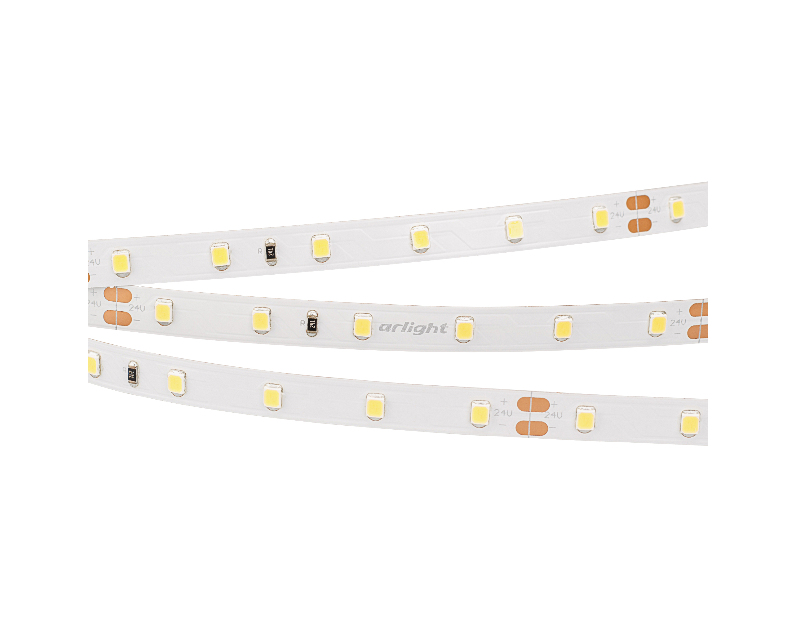 Лента Arlight RT 2-5000 24V Day4000 (2835, 300 LED, PRO) 7.2 Вт/м, IP20 020012(B)