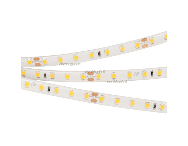Лента Arlight RTW 2-5000SE 24V 1.6X Warm3000 (2835, 490 LED, PRO) IP65 021877(1)