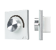 Панель Arlight SMART-P90-DIM-G-IN White (230V, Rotary, 2.4G) Пластик 028424