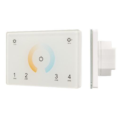 Панель Arlight Sens SMART-P81-MIX White (230V, 4 зоны, 2.4G) IP20 Пластик 028400